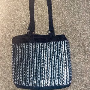 One of a kind handmade bottle cap purse